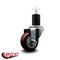 Service Caster 3'' Maroon Poly Wheel Swivel 1-3/4'' Expanding Stem Caster SCC-EX20S314-PPUB-MRN-134 - alternate 4